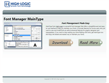 Tablet Screenshot of maintype.com